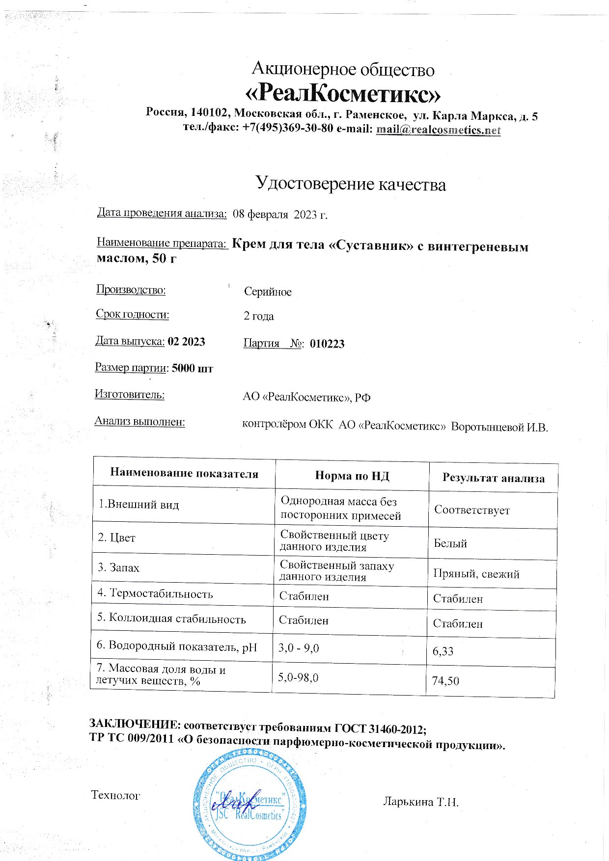 Паспорт №022023